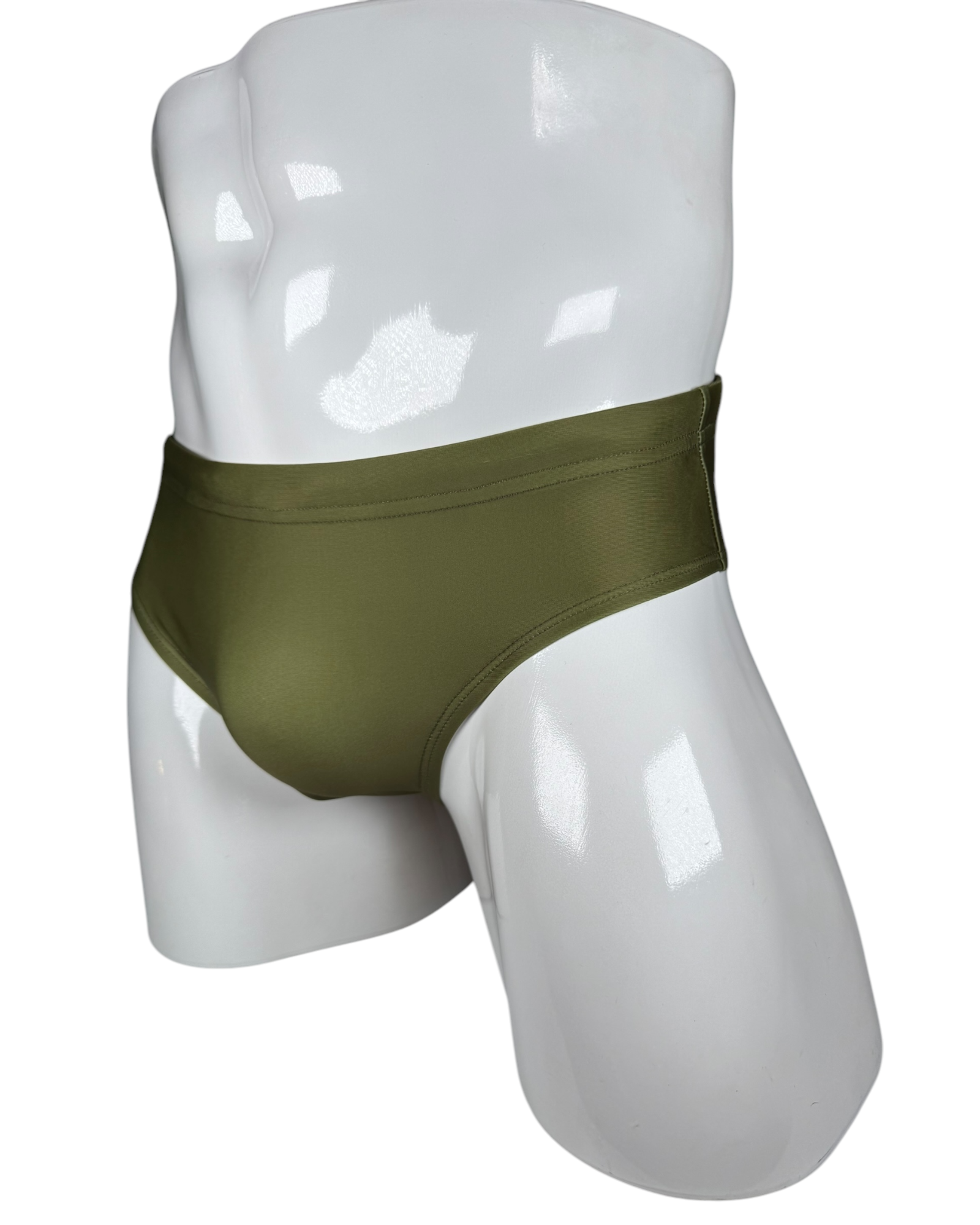 WARRIOR SOLID OLIVE BRIEFS - ETHAN UNDERWEAR