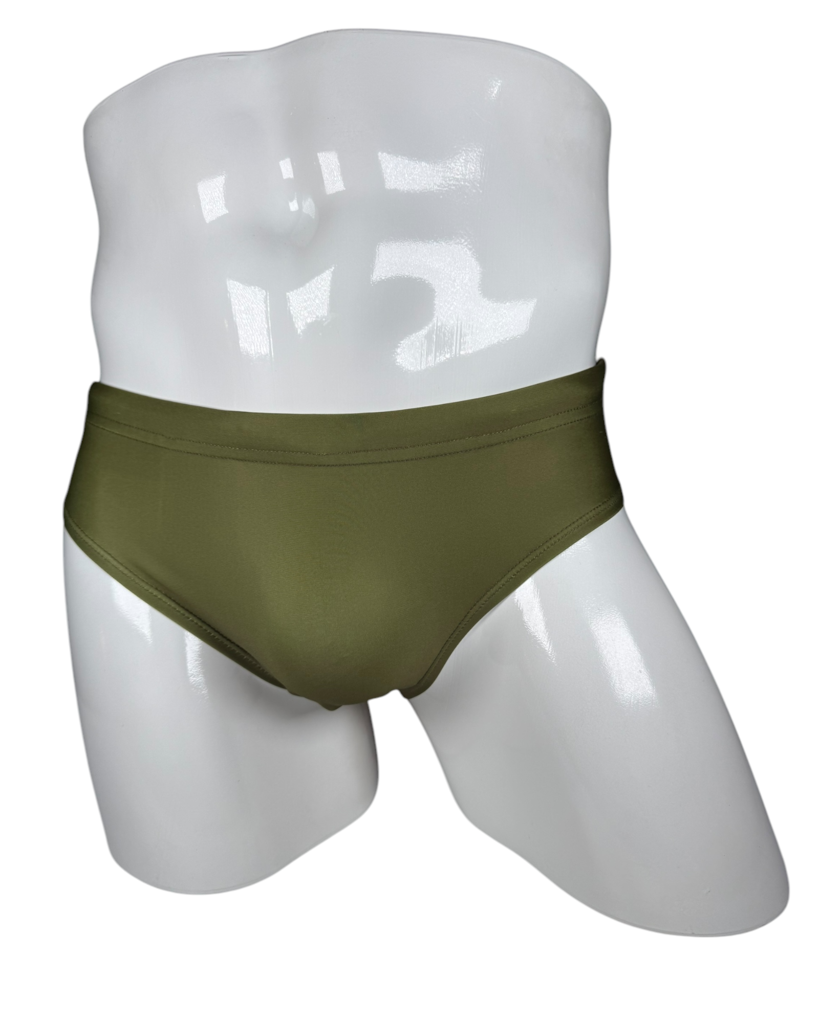 WARRIOR SOLID OLIVE BRIEFS - ETHAN UNDERWEAR